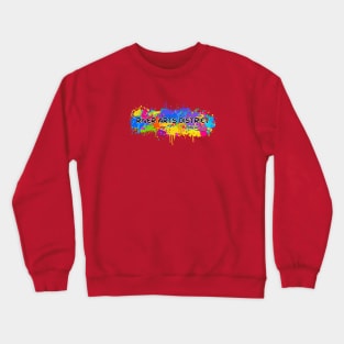 River Arts District - Asheville, NC - PinkBG 17 Crewneck Sweatshirt